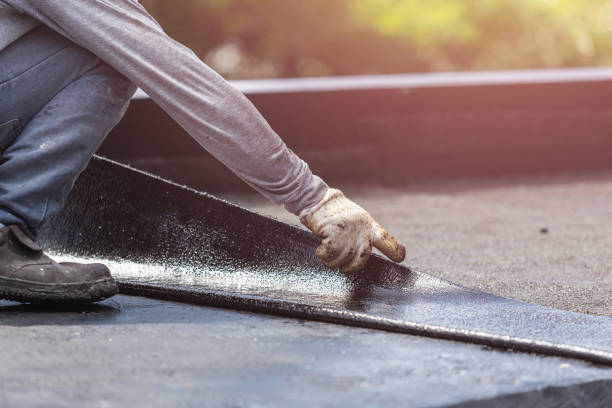 Professional Emergency Waterproofing technician working in Hampton, VA